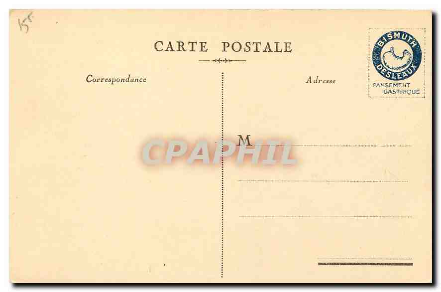 CPA Place de la Concorde Paris — Rückseite