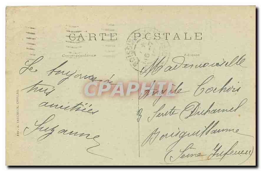 CPA Paris Le Petit Palais des Champs Elysees  — Rückseite