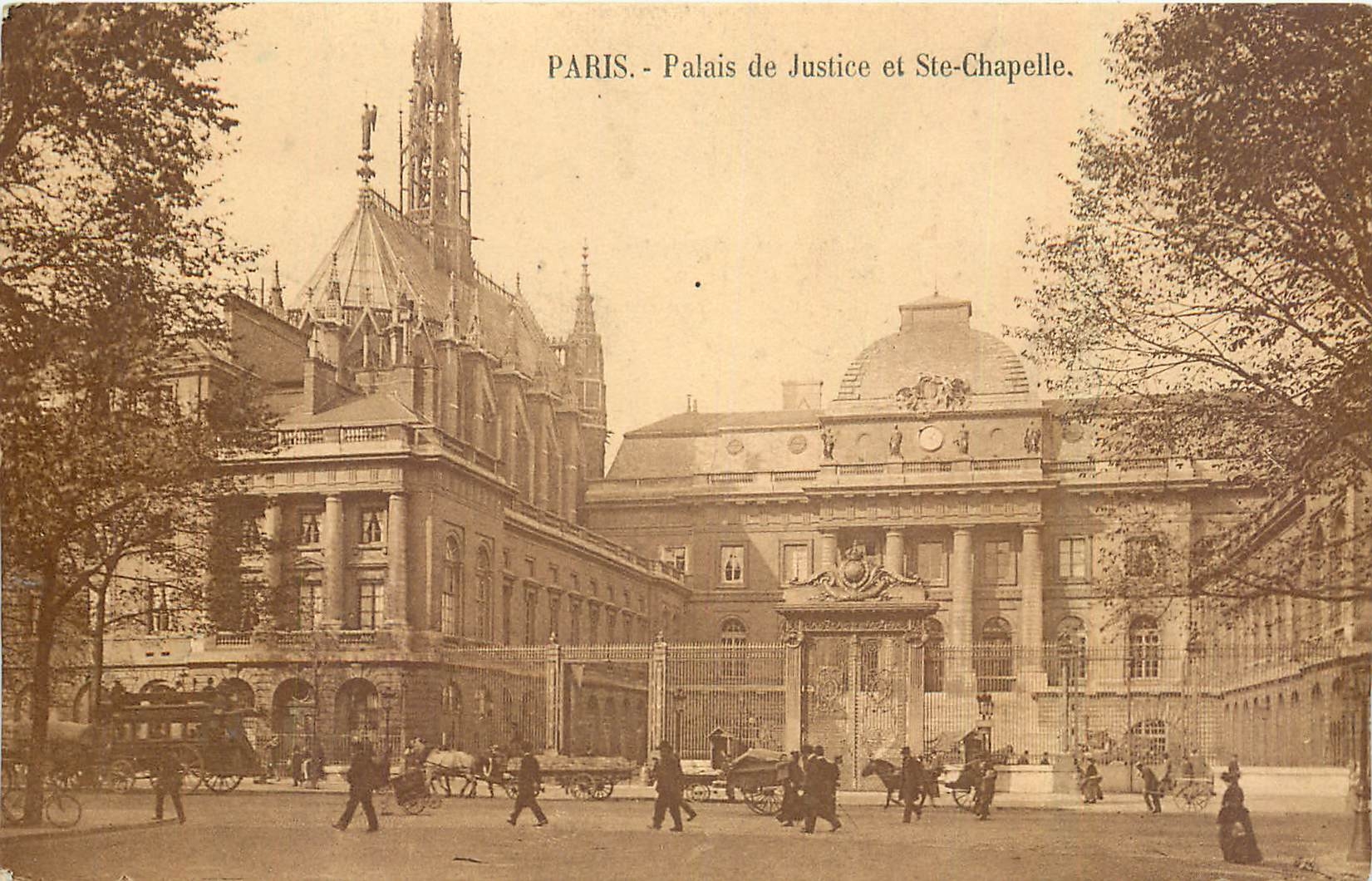 CPA Paris Palais de Justice et Ste Chapelle 