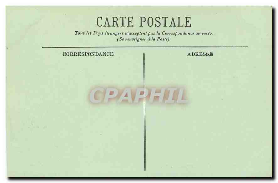 CPA Paris Le Grand Palais  — Verso