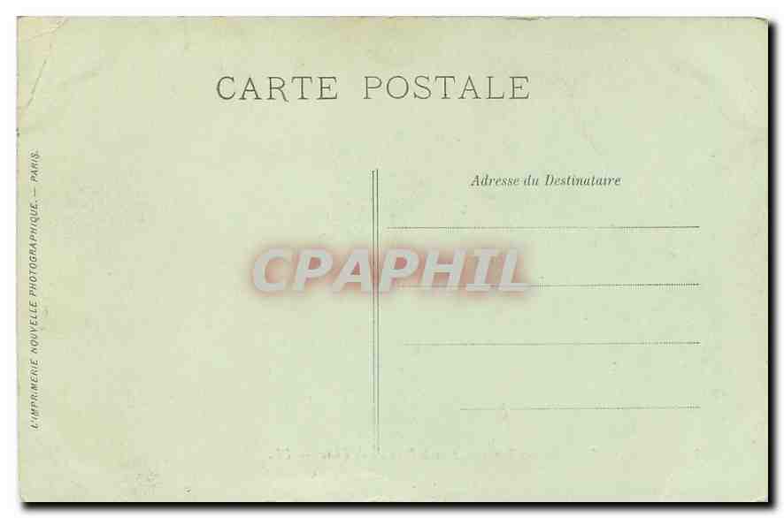 CPA Paris Le Jardin des Tuileries vers le Pavillon de Flore  — Rückseite