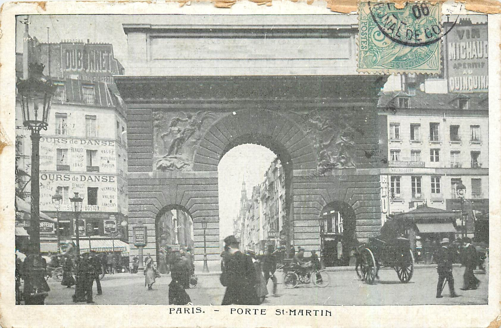 CPA Paris Porte St Martin 