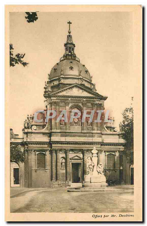 CPA Paris Eglise de la Sorbonne 