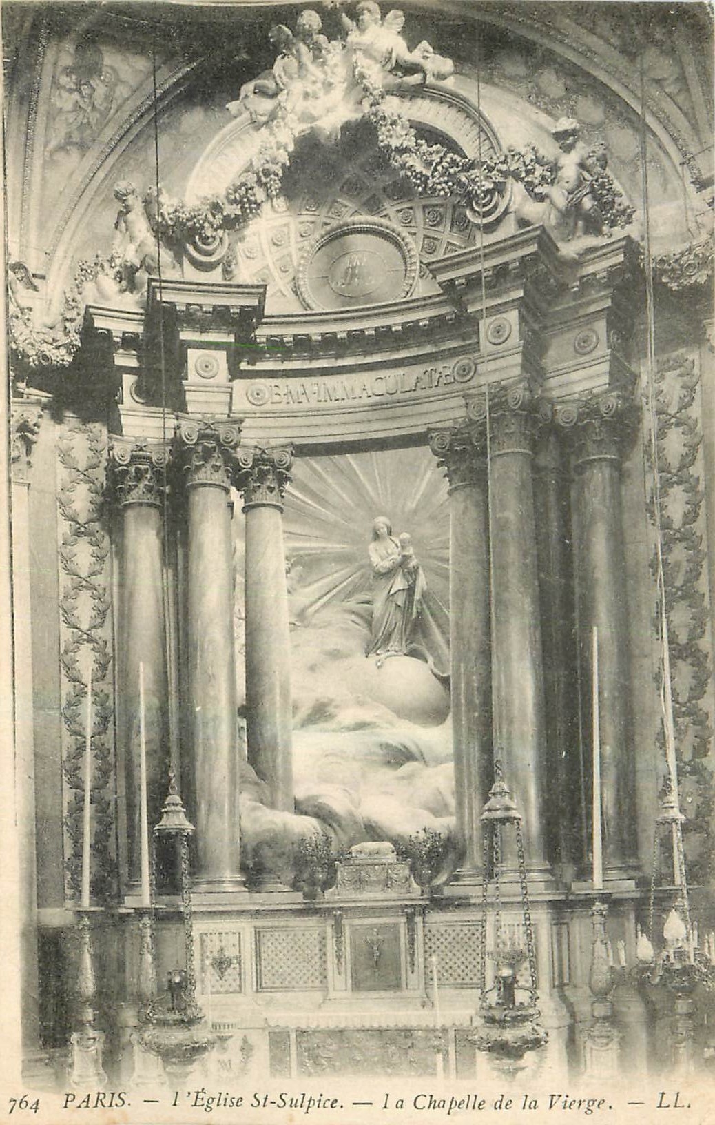 CPA Paris l'Eglise St Sculpice La Chapelle de la Vierge 