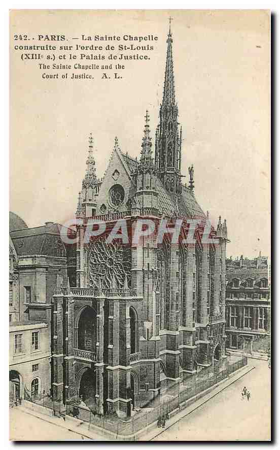 CPA Paris La Sainte Chapelle 