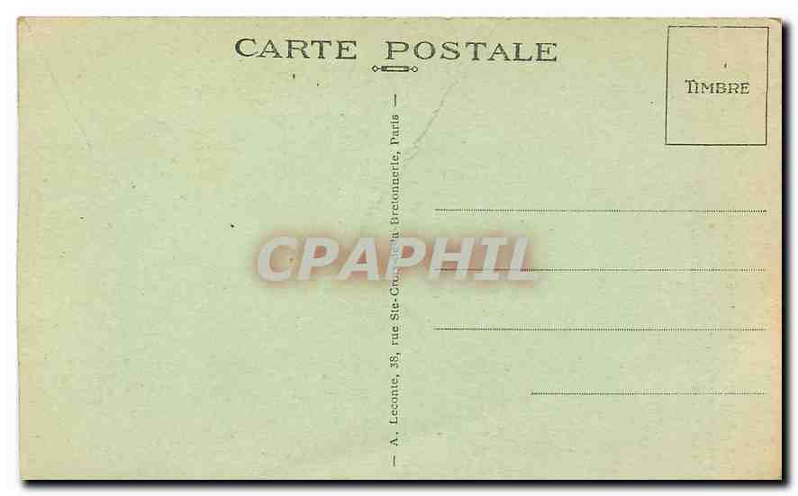 CPA Paris La Sainte Chapelle  — Verso