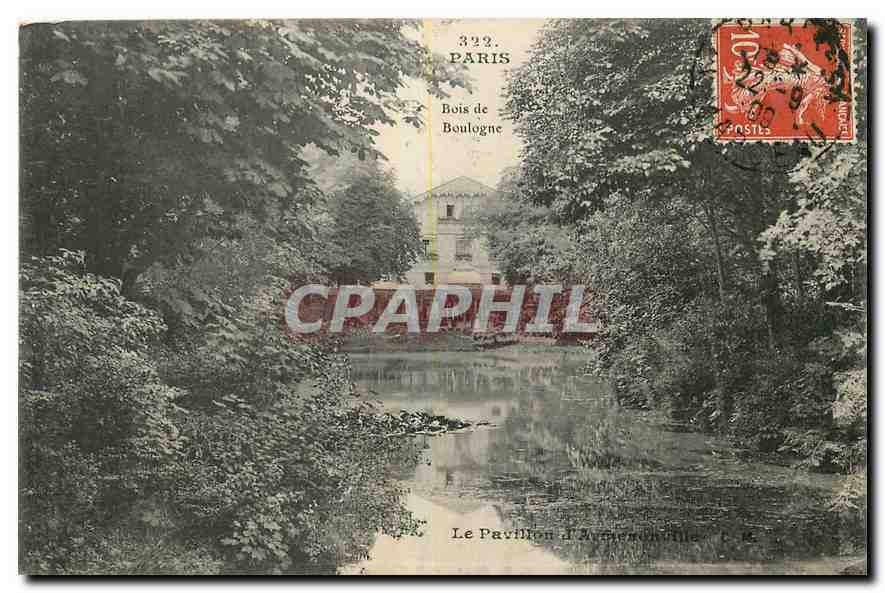 CPA Paris Bois de Boulogne Le Pavillon 