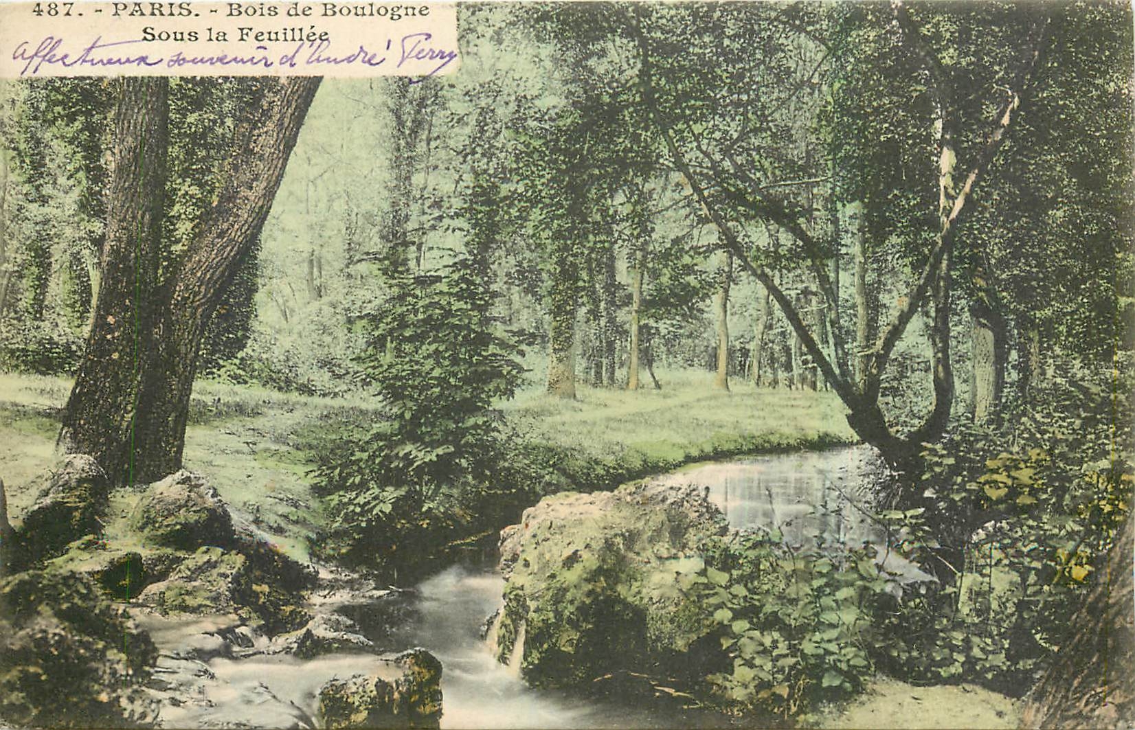 CPA Paris Bois de Boulogne Sous la Feuillee 