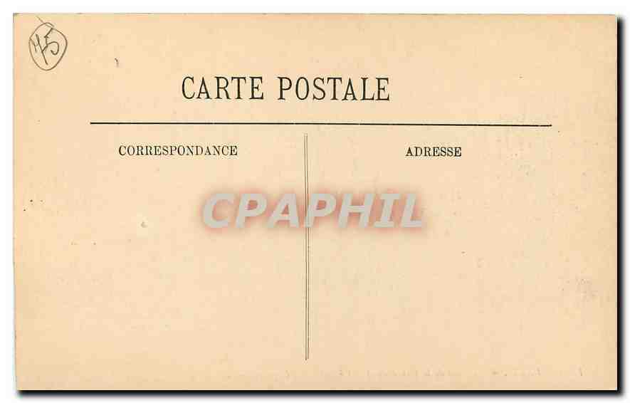 CPA Paris Le Pont de la Concorde et la Chambre des Deputes  — Rückseite