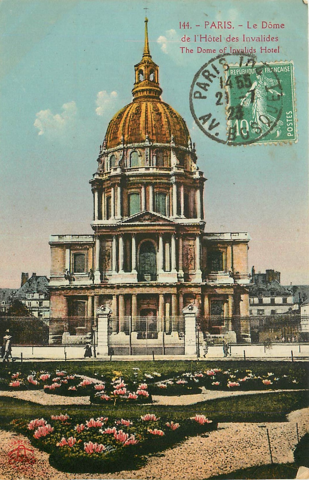 CPA Paris Le Dome de l'Hotel des Invalides 