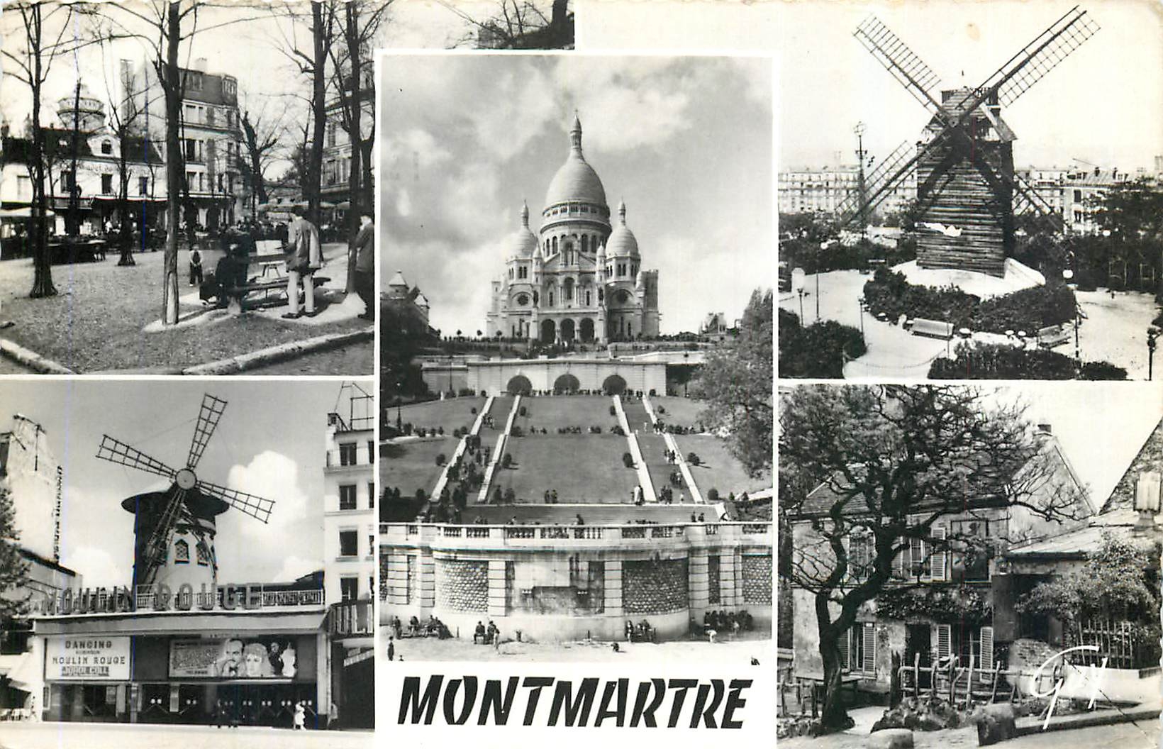 CPA Paris et ses Merveilles Montmarte La basilique du Sacre Coeur de Montmartre 