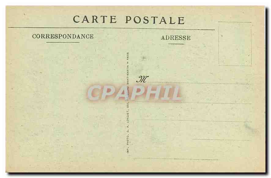 CPA Paris Hotel des Monnaies Cour de la Meridienne  — Rückseite