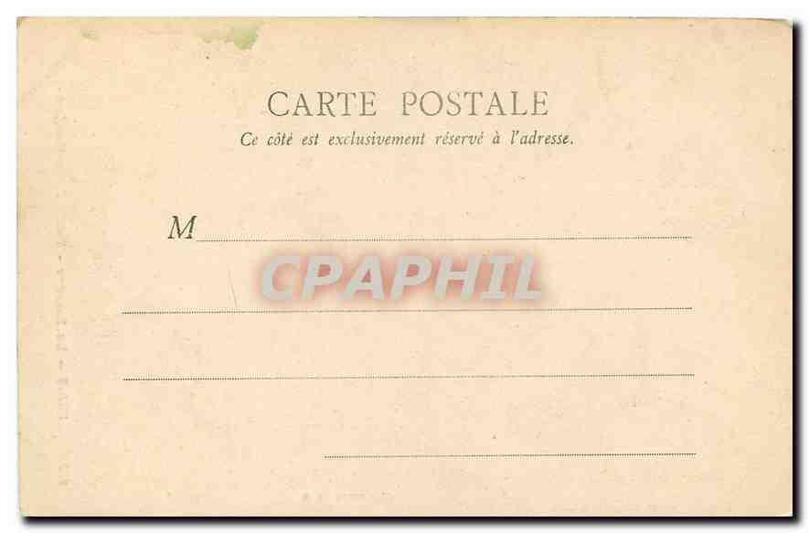 CPA Paris Le Louvre Porte Jean Goujon  — Rückseite