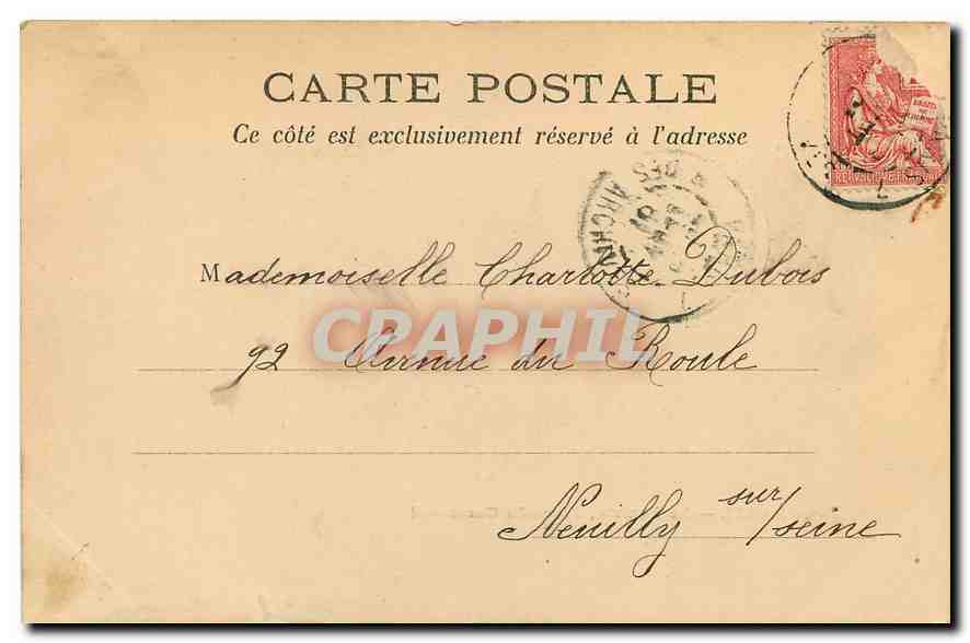 CPA Paris Le Louvre Place du Carrousel  — Rückseite
