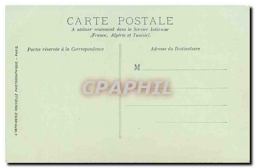 CPA Paris La Sorbonne  — Rückseite