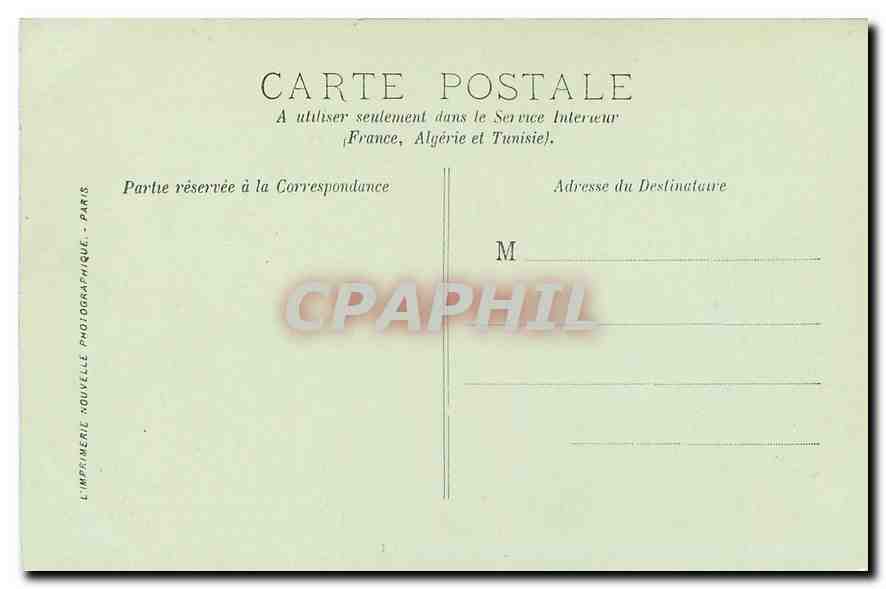 CPA Paris La Cour d'Assies  — Rückseite