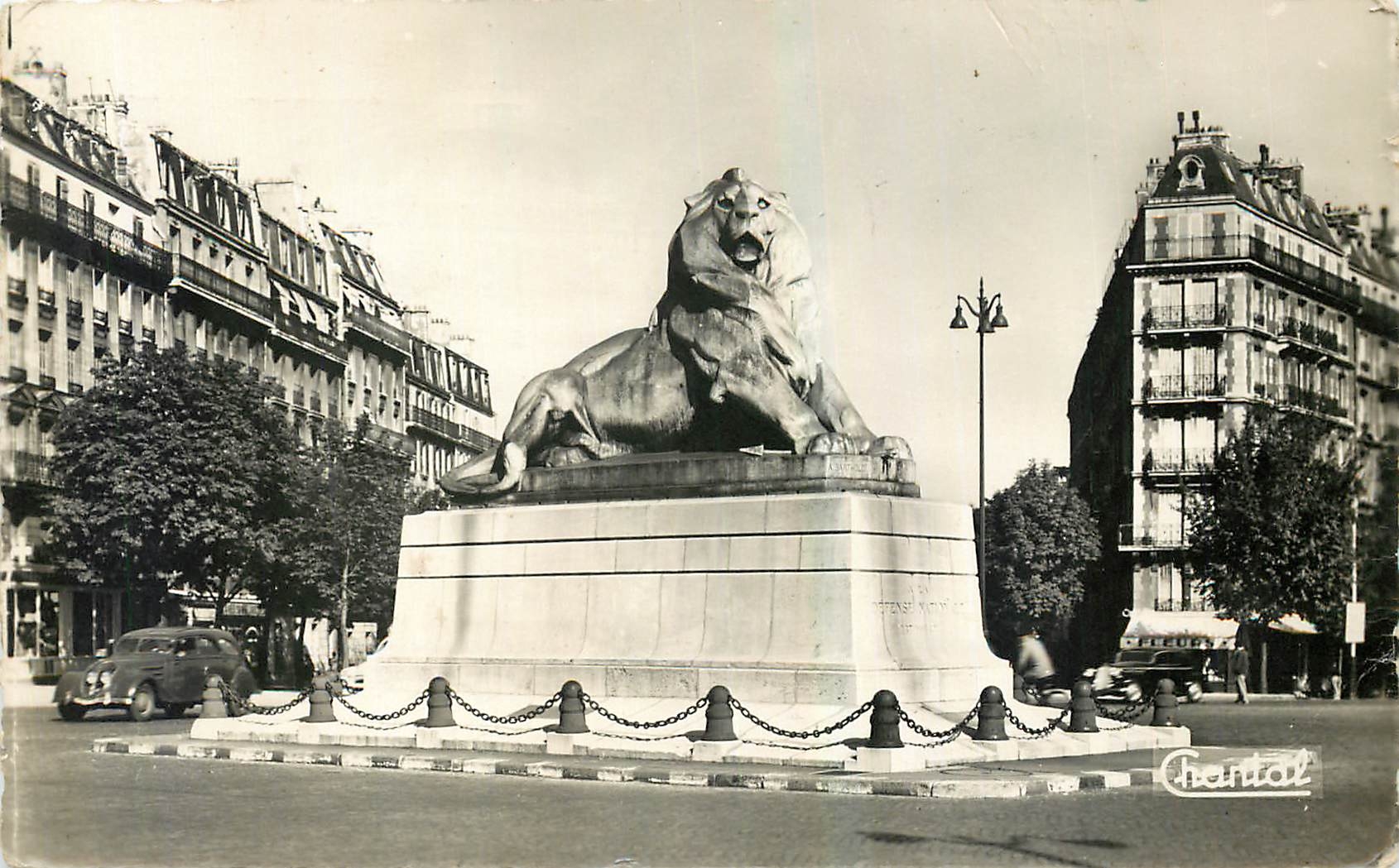 CPA Paris Le Lion de Belfort 