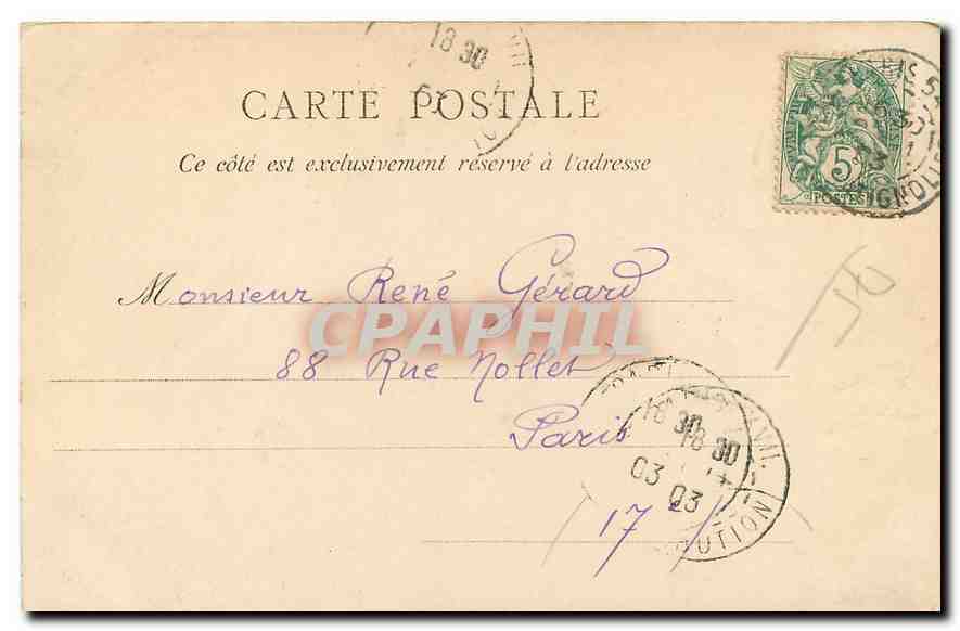 CPA Paris Le Val de Grace  — Rückseite