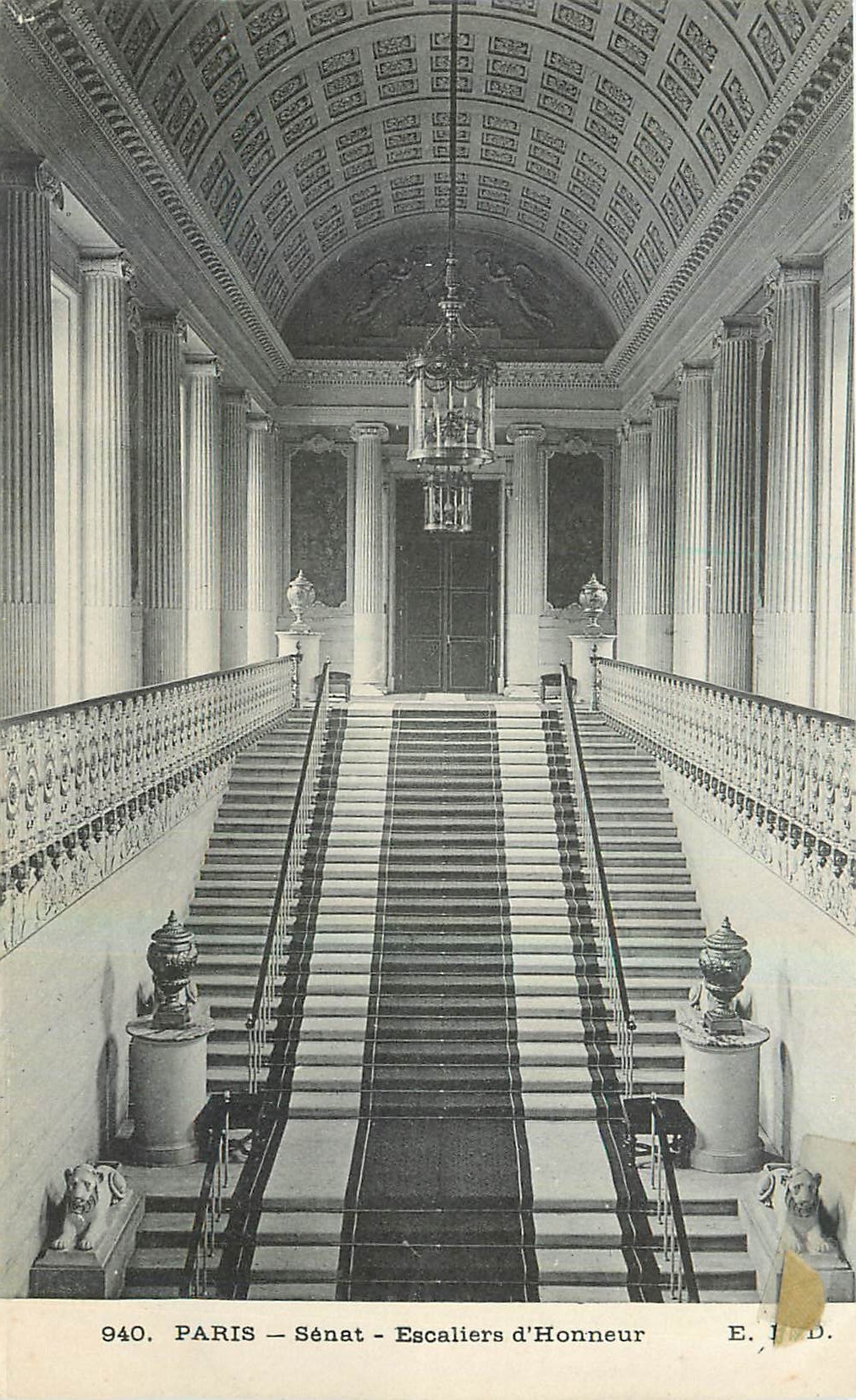 CPA Paris Senat Escaliers d'Honneur 