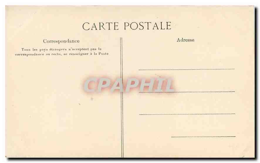 CPA Paris Senat Escaliers d'Honneur  — Verso