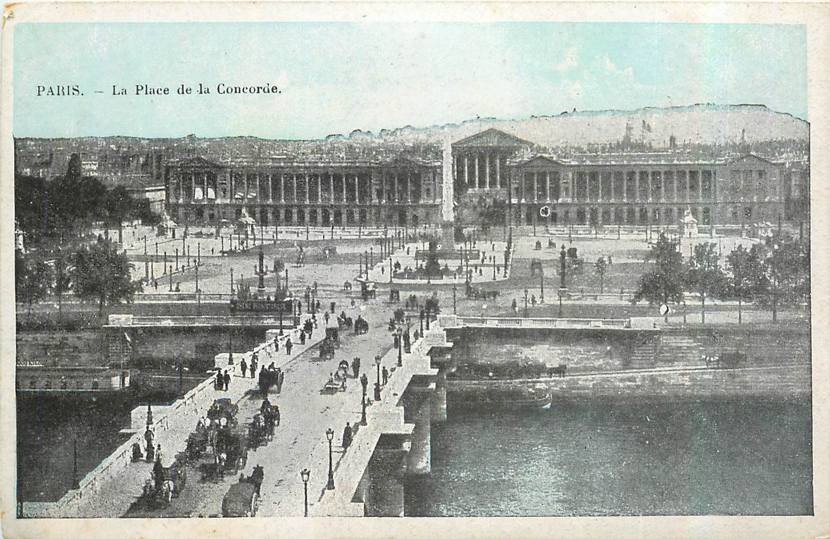 CPA Paris La Place de la Concorde 