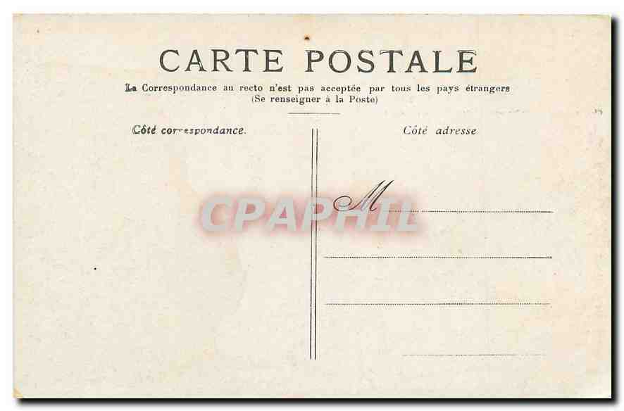 CPA Paris La Place de la Concorde  — Rückseite