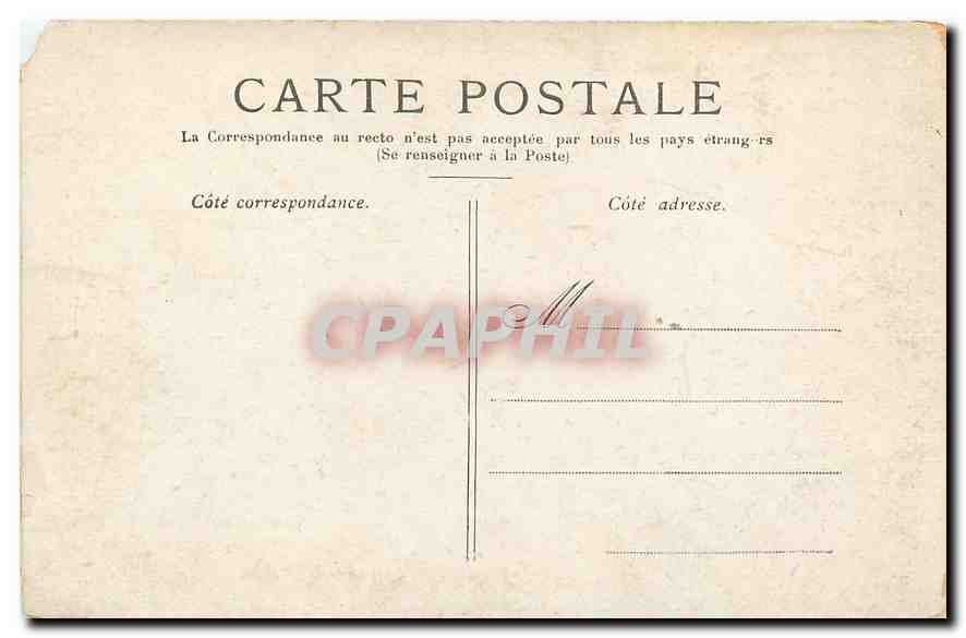 CPA Paris Le Grand Palais Champs Elysees  — Rückseite