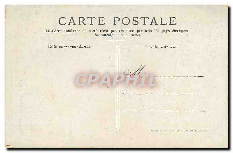 CPA Paris La Sainte Chapelle  — Verso