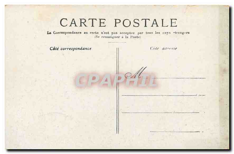 CPA Paris l'Arc de Triomphe des Tuileries  — Rückseite