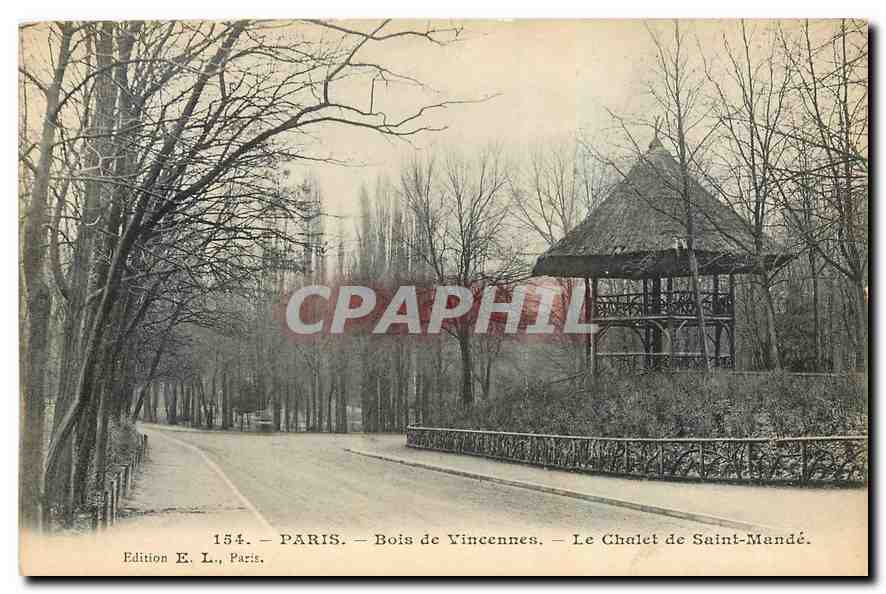 CPA Bois de Vincennes Le chalet de Saint Mande Paris