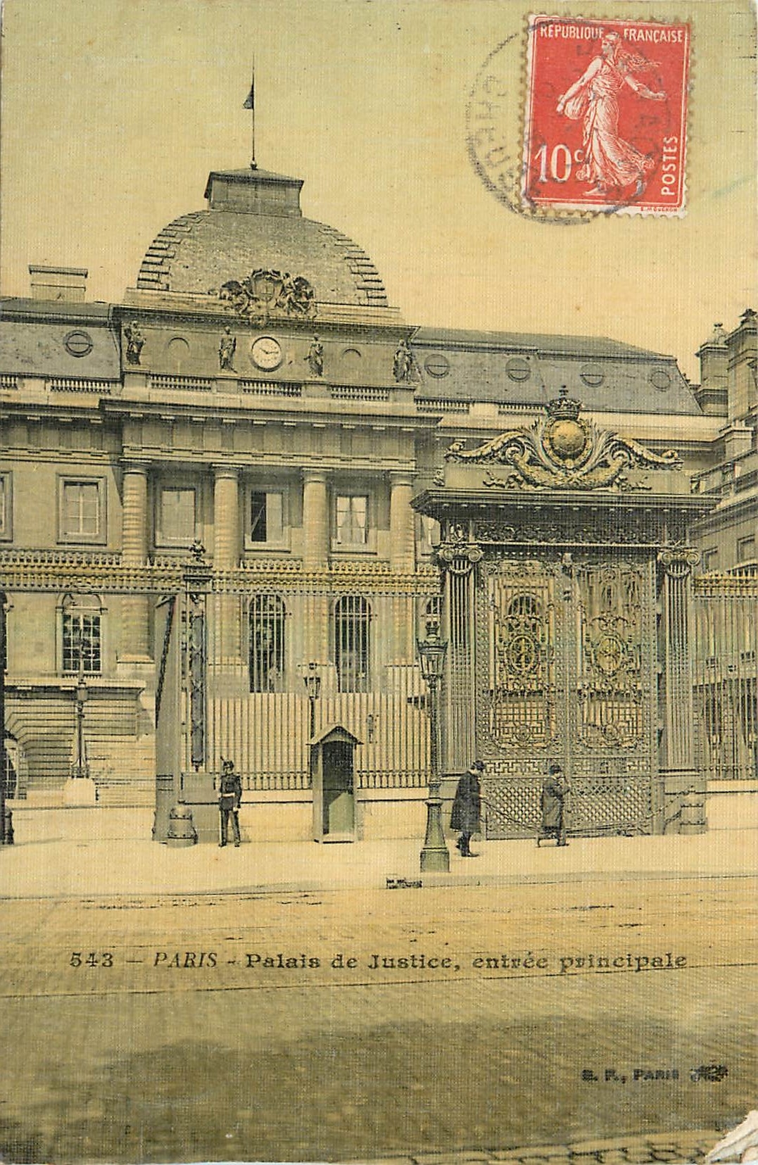 CPA Paris Palais de Justice entree principale 