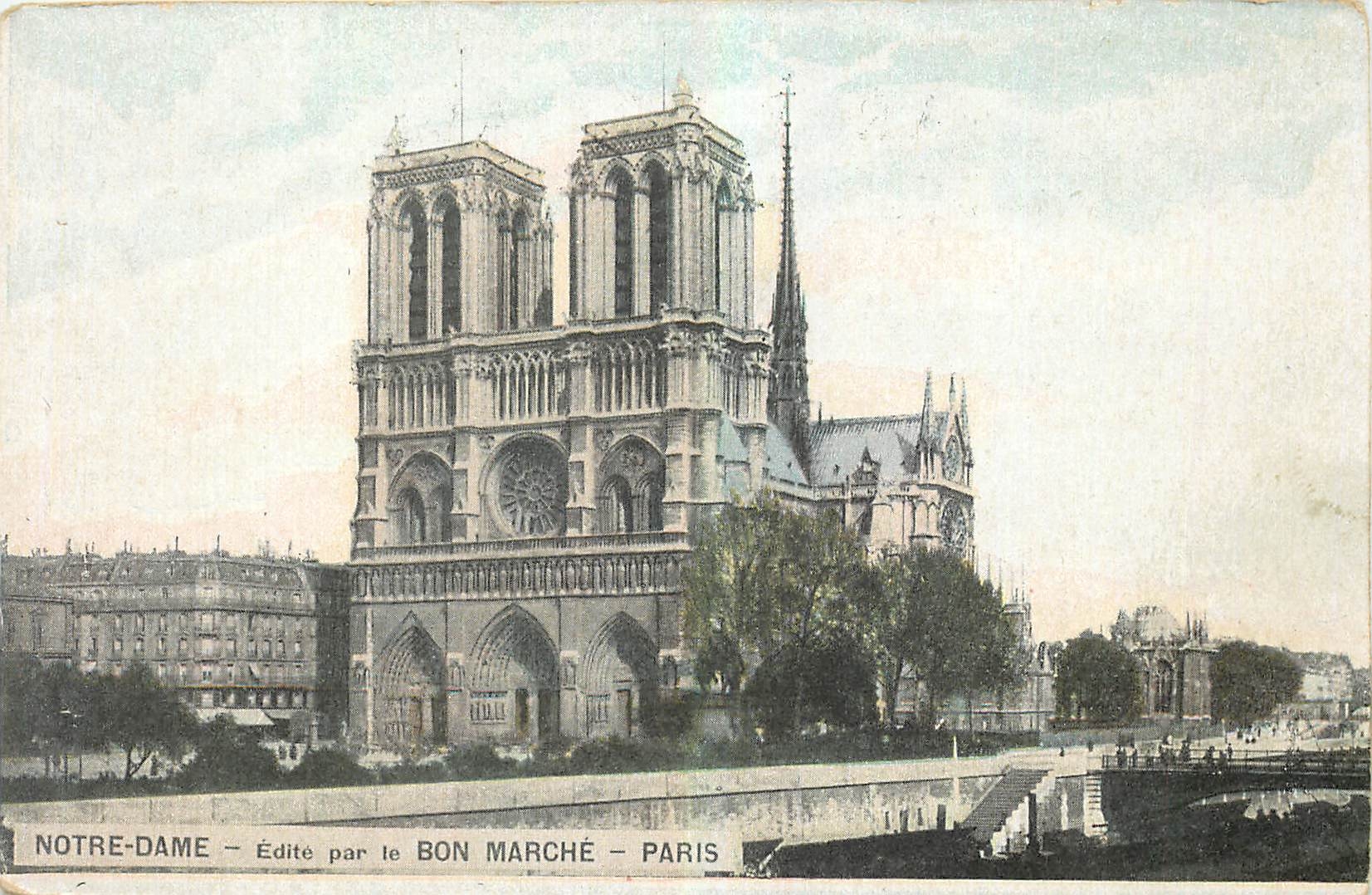 CPA Notre Dame Bon Marche Paris 