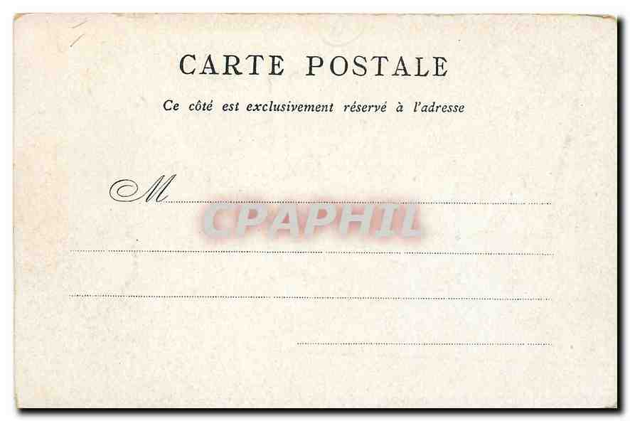 CPA Notre Dame Bon Marche Paris  — Verso