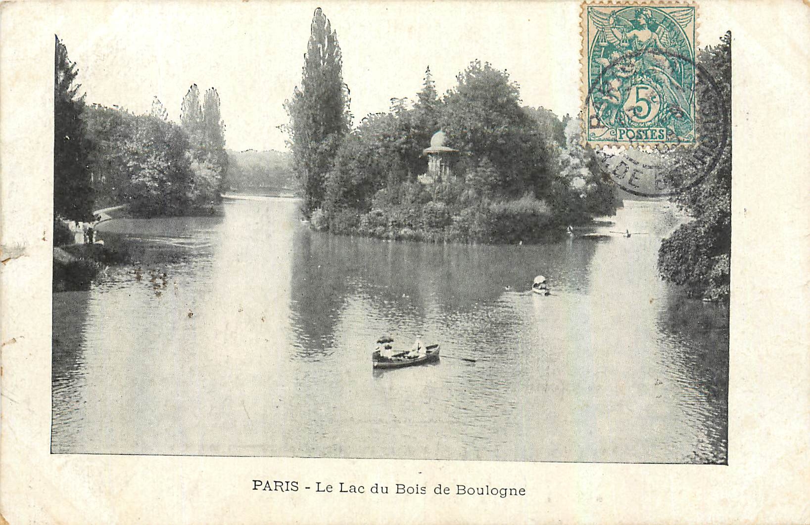 CPA Paris Le Lac du Bois de Boulgne 