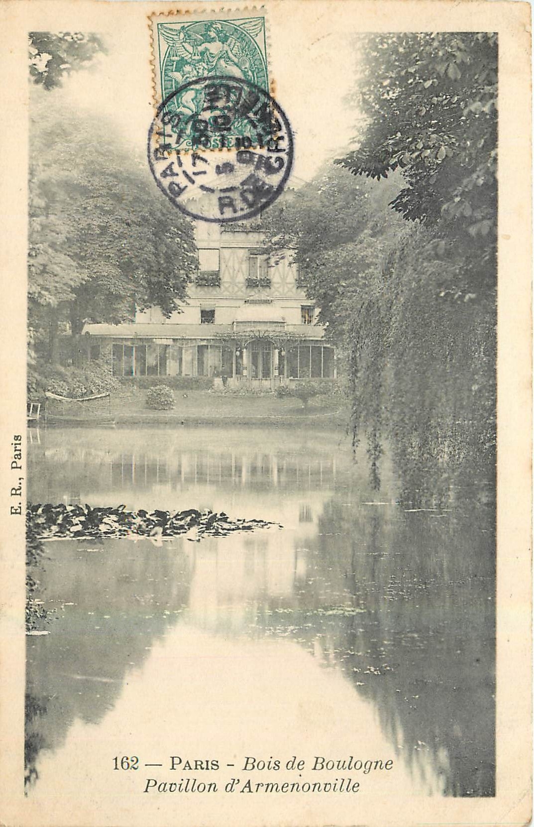 CPA Paris Bois de Boulogne Pavillon d'Armenonville 
