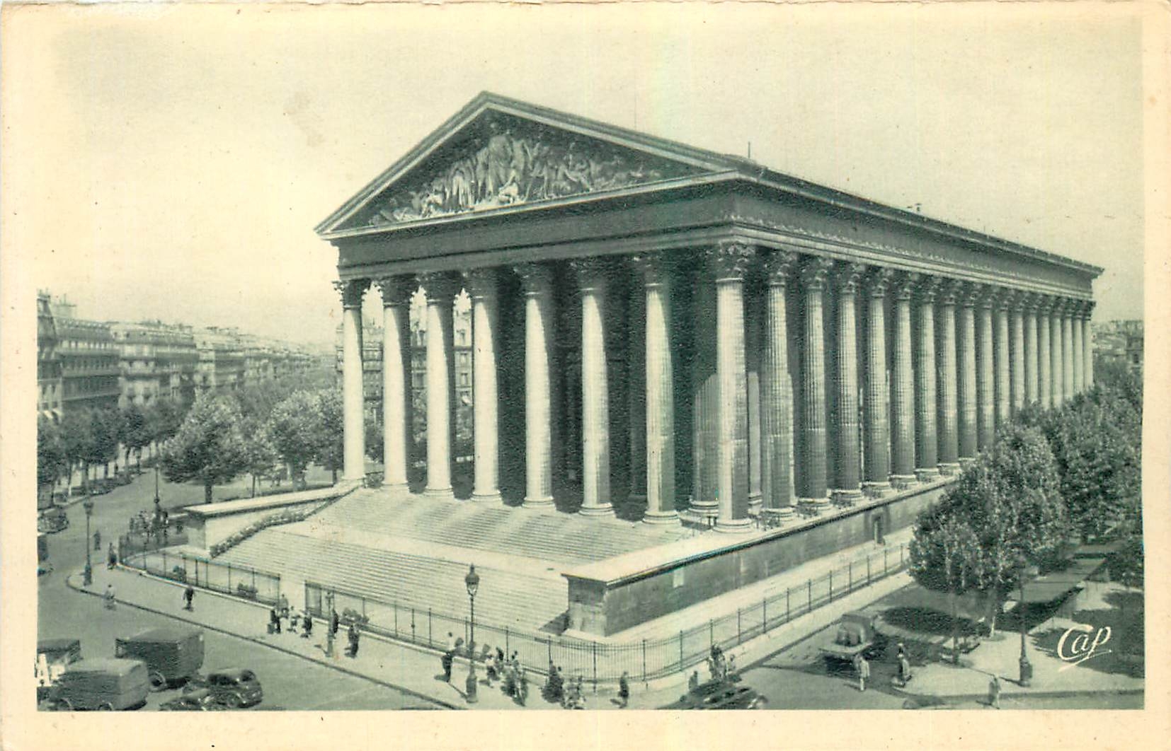 CPA Paris L'Eglise de la Madeleine 