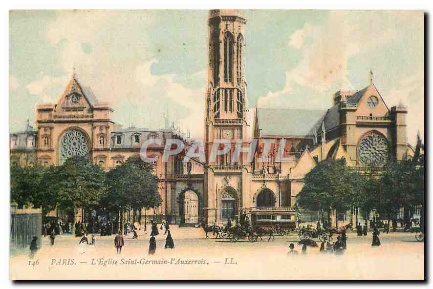 CPA Paris l'Eglise Saint Germain l'Auxerrois 