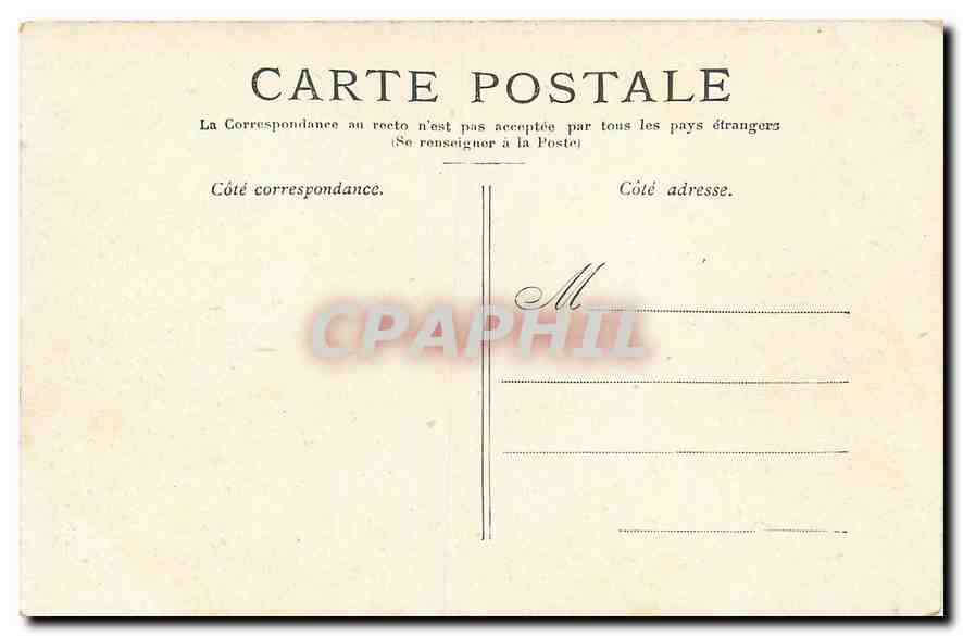CPA Paris La Place du Palais Royal  — Rückseite