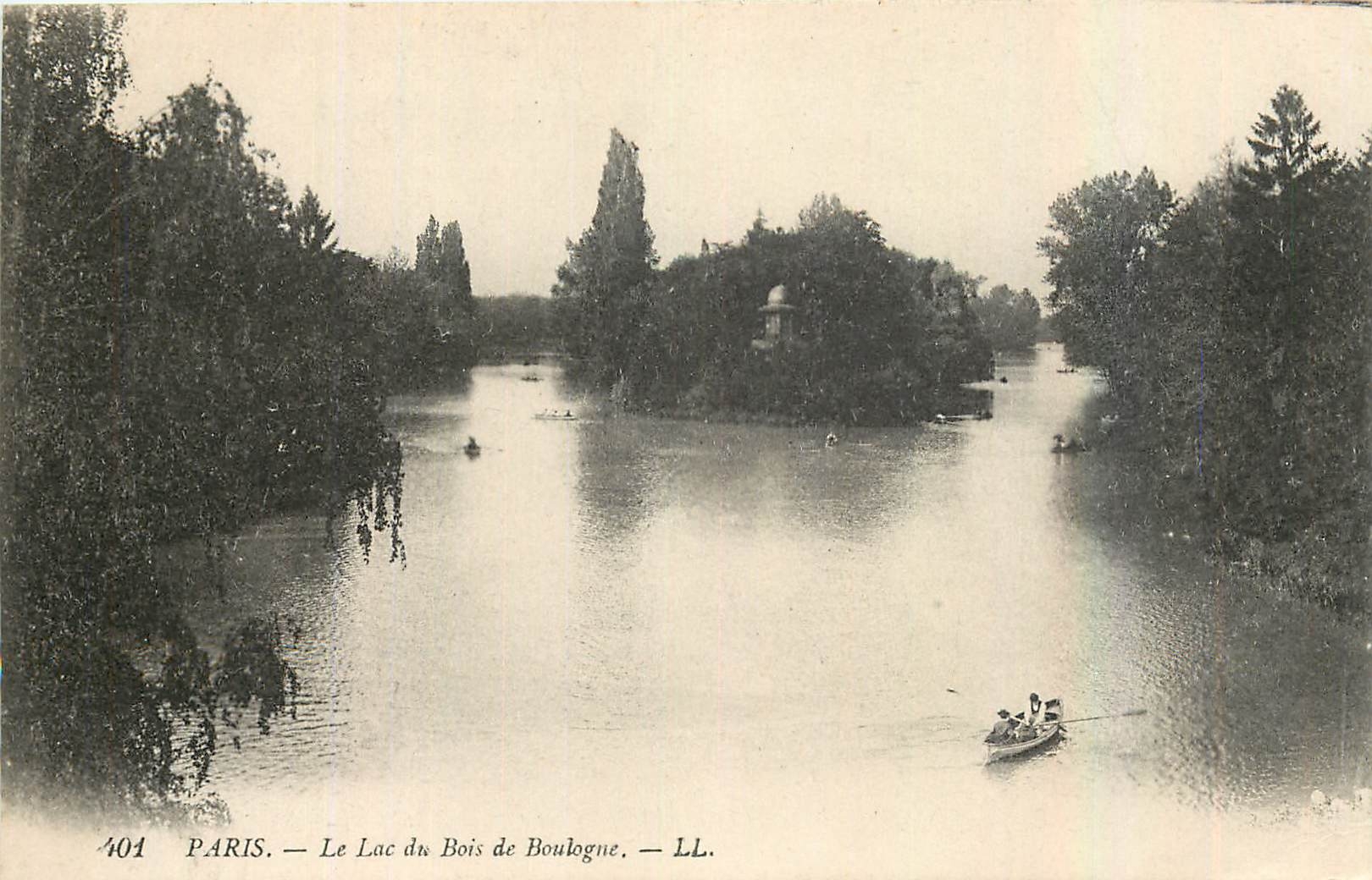 CPA Paris Le Lac du Bois de Boulogne 