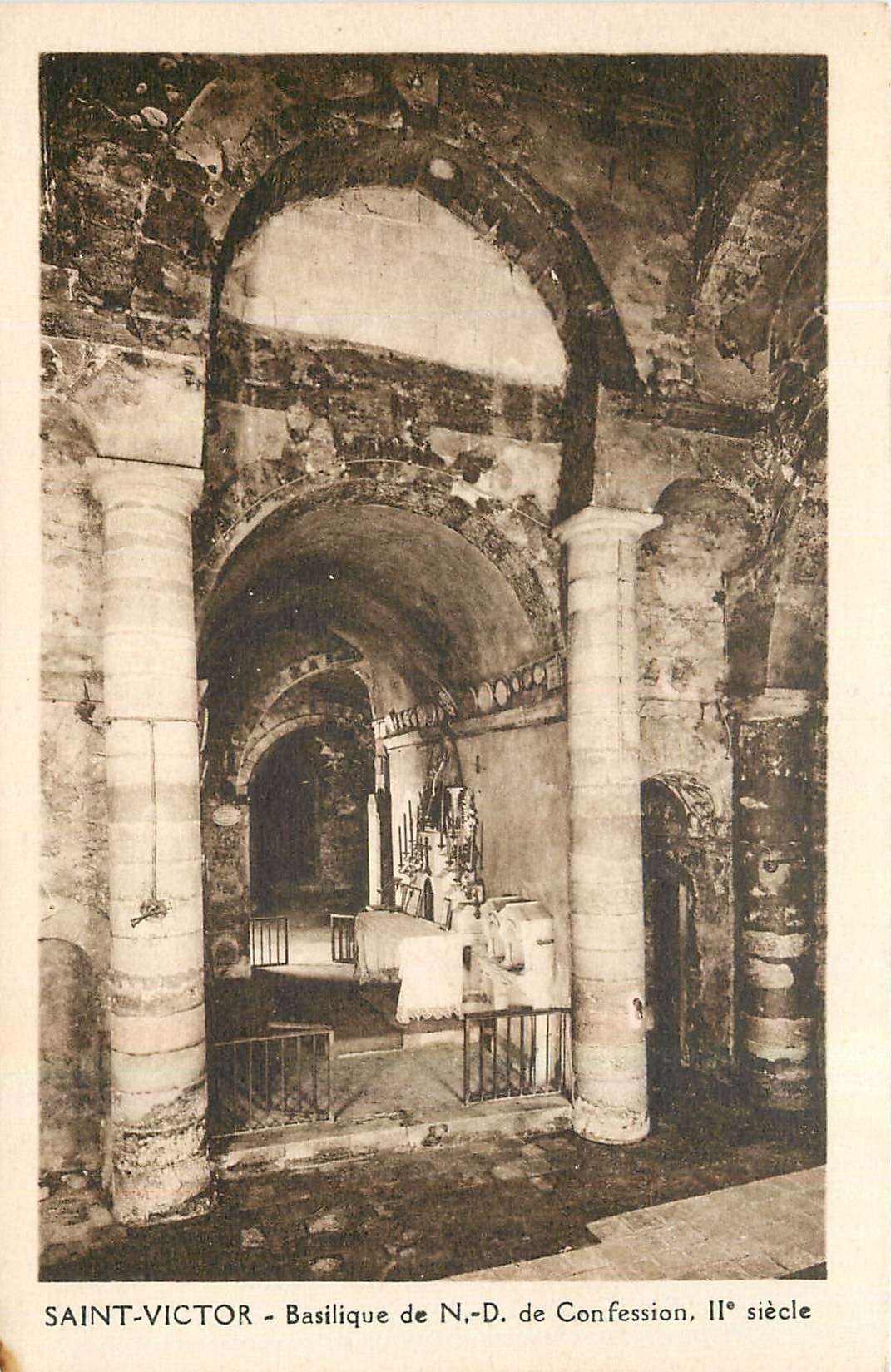 CPA Saint Victor Basilique de N D de Confession 