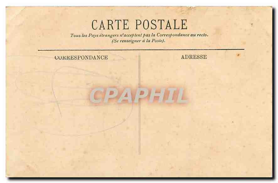 CPA Paris La Rue Andre del Sarle  — Verso