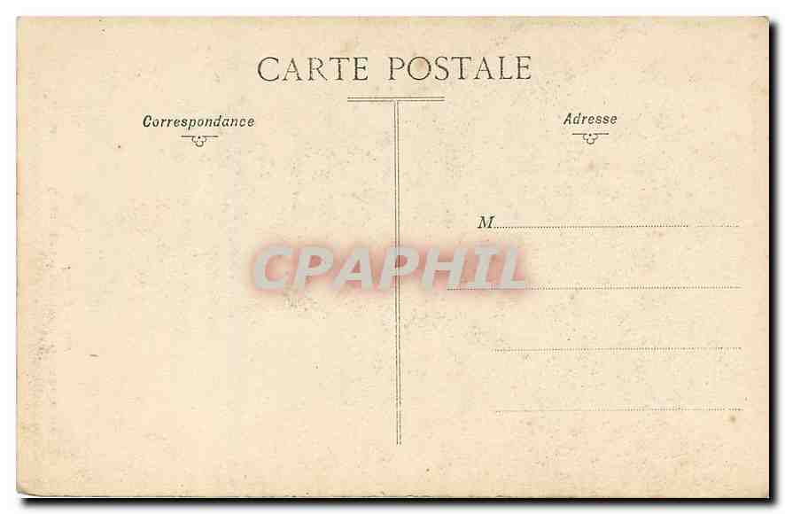 CPA Paris Quadrige surmontant le Grand Palais Face Sud Est  — Verso