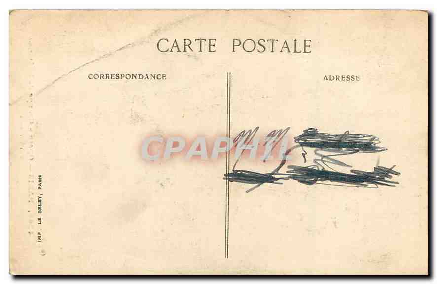CPA Paris Opera Groupe de la Danse  — Rückseite