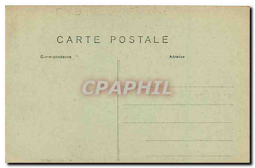 CPA Paris Fontaine St Michel Details  — Verso