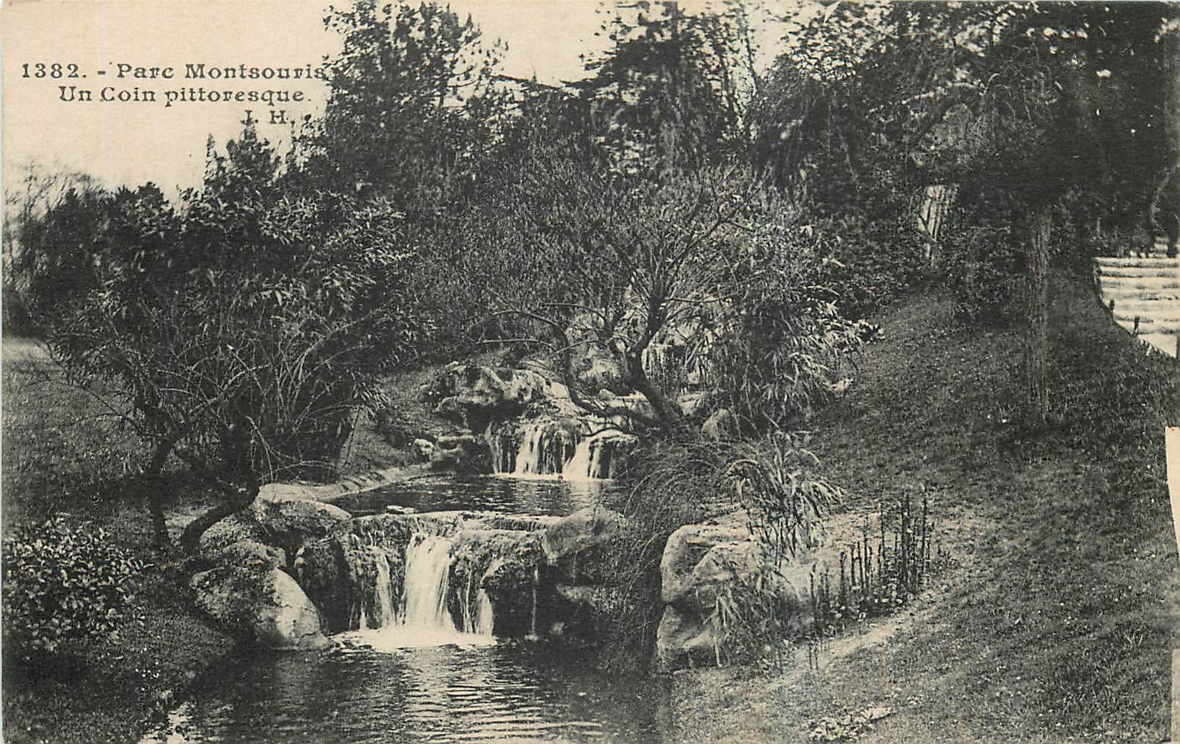 CPA Paris Montsouris Un Coin pittoresque 