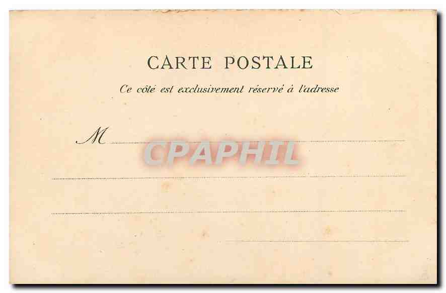 CPA Paris Les Invalides  — Verso