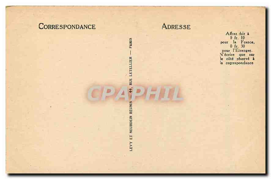 CPA Paris Saint Sulpice et la Place  — Verso