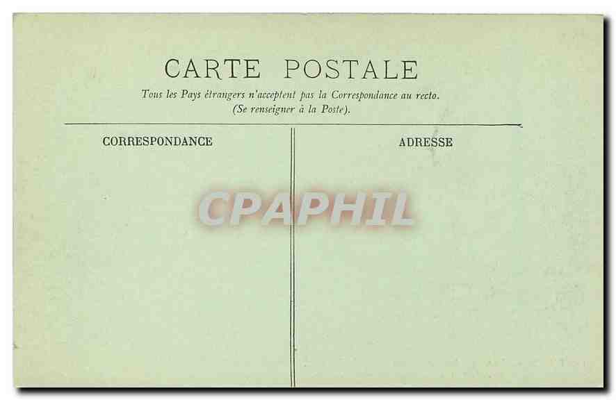 CPA Paris Musee du Louvre Les Salles du Mobilier  — Rückseite