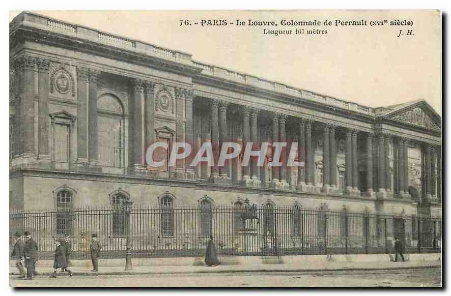 CPA Paris Le Louvre Colonnade de Perrault 