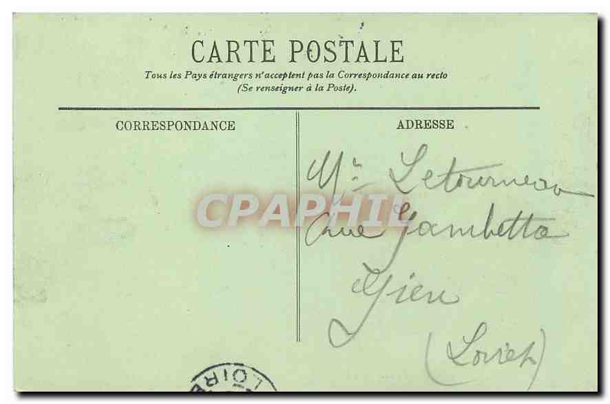 CPA Paris Le Grand Palais  — Rückseite